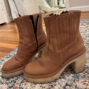 Free people suede platform boots